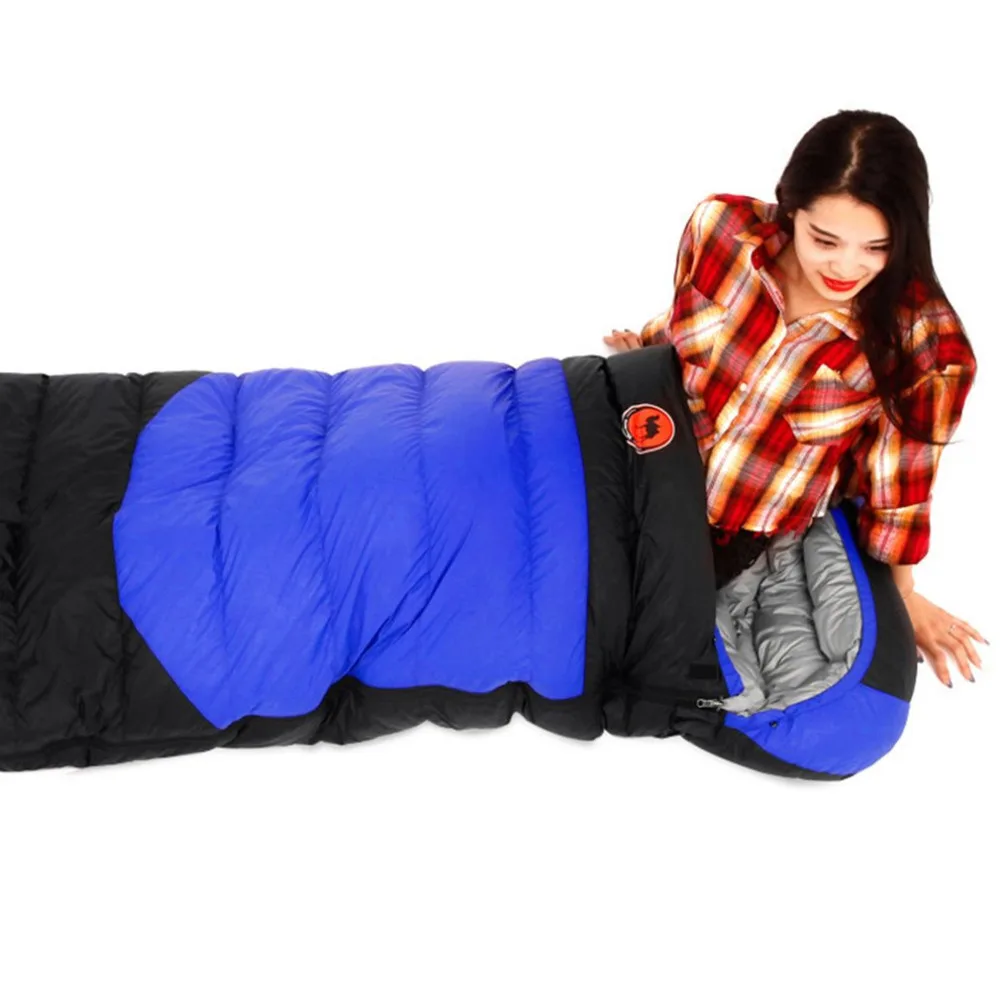 

800g/1000g/1200g Duck Down Ultralight camping sleeping bag envelope white duck down sleeping bag goose down sleeping bag