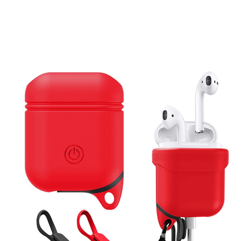 For Air pods Case Silicone Soft Bluetooth Earphoens Cover For Air Pods Comfortable Silicon Cases For Airpods 2019 New DropShip (7)