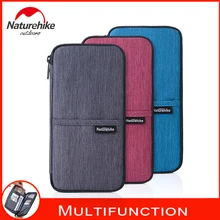 Кошелек для путешествий Naturehike, держатель для паспорта, многофункциональный и способный удерживать 6,5 дюймовый органайзер для документов для мобильного телефона