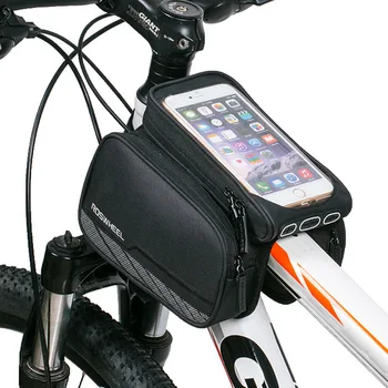 

Four Color Universal Waterproof Phone Bag Celular Bike Phone Holder Support for iPhone 4 5S 6 Plus GPS Bicycle velo Holder