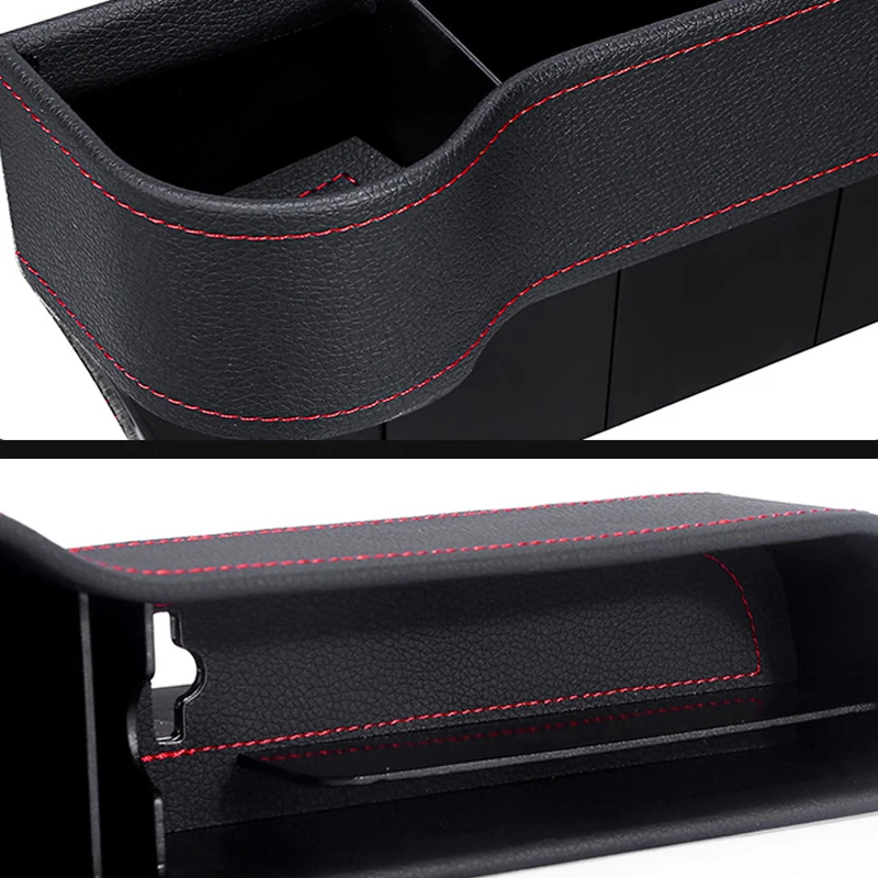 Car Armrest Storage Organizer Between Front Seats Car Gap Filler For Volkswagen POLO Golf 5 6 Passat B5 B6 Bora MK6 Tiguan