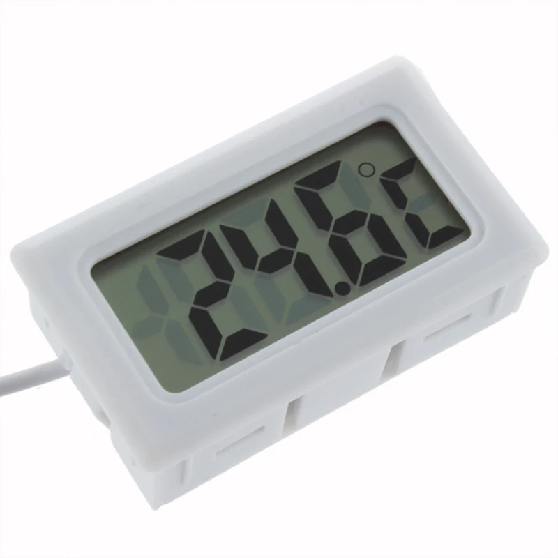

Mini Digital Thermometer LCD Display with Probe Fish Tank Refrigerator Temperature Meter Dropshipping