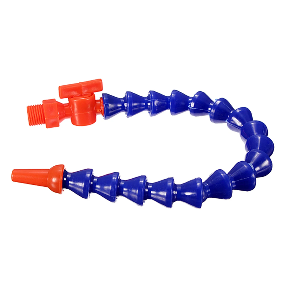 Flexible Oil Coolant Hose 300mm Round Nozzle Plastic Water Oil Coolant Pipes with Switch For Lathe CNC Machine Mayitr