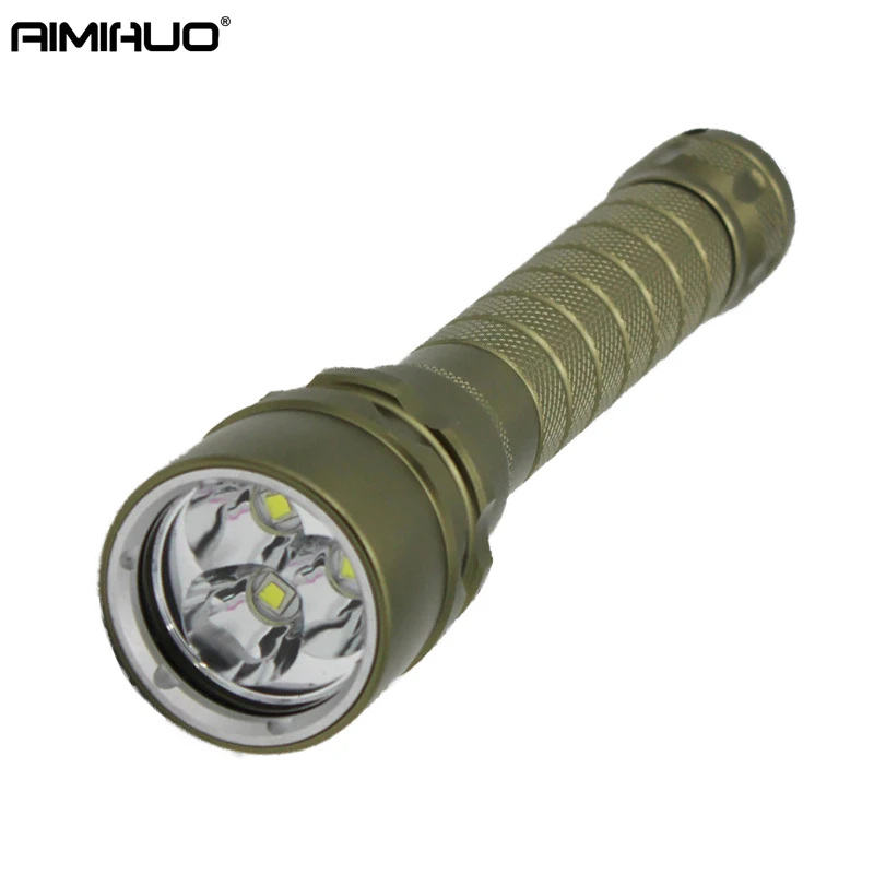 

AIMIHUO Cree 3xL2 LED Diving Flashlight Powerful 8000LM Underwater Flashlight LED Torch Waterproof Torch Lamp For 18650 Battery