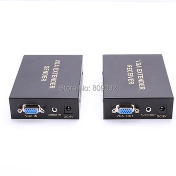 

VGA Network Extender Sender + Receiver with Audio up to 200M RJ45 for PC