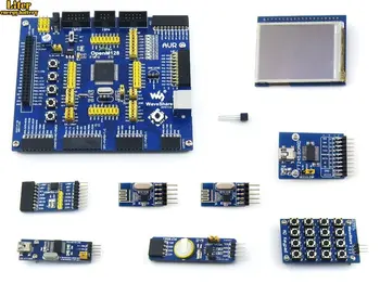 

ATMEL AVR Development Board ATmega128A-AU 8-bit RISC AVR ATmega128 Development Board Kit+ 9 Accessory Kits =OpenM128 Package A