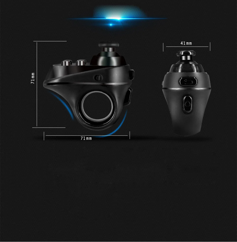 Новая беспроводная Bluetooth кольцевая игровая мышь для Android IOS Телефон пульт дистанционного управления игровой ручкой эргономичный дизайн