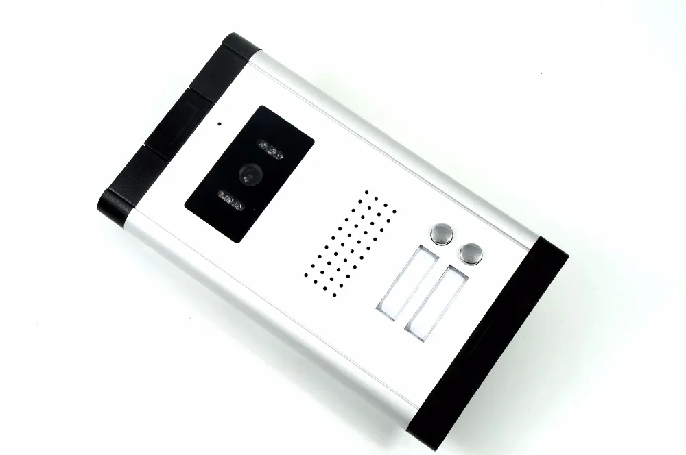 YobangSecurity 2 единицы видео-домофон в квартиру 4,3 дюймов Цвет ЖК-дисплей видео-дверной звонок для работающий на линии внутренней связи инфракрасный Камера монитор Системы