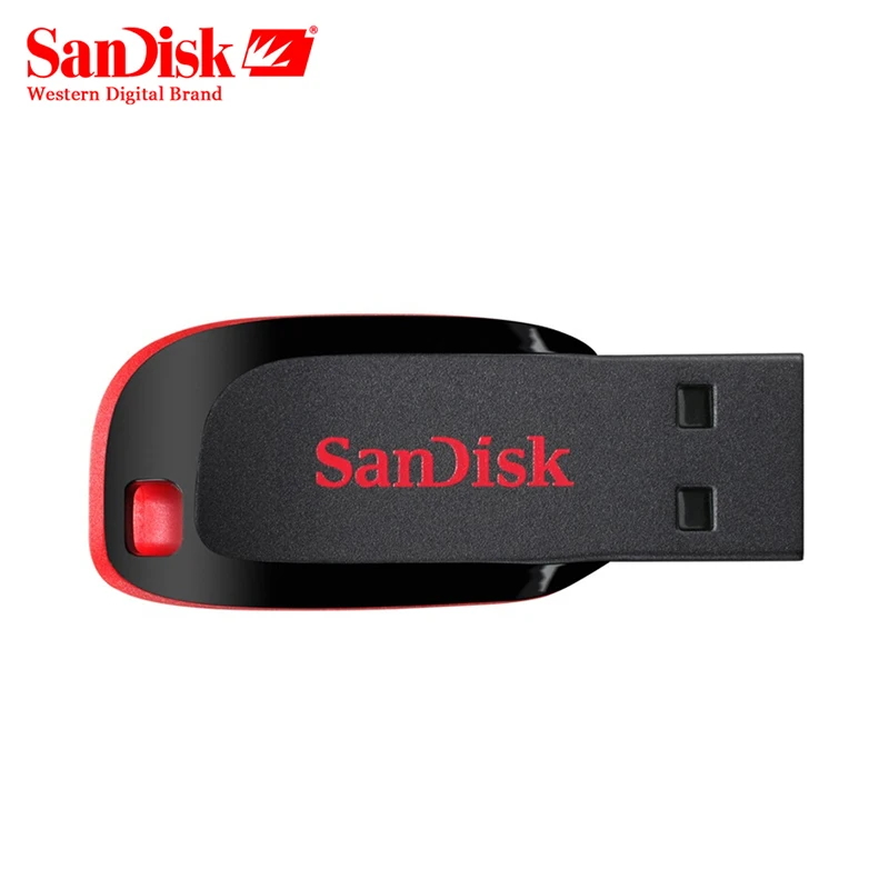 SanDisk CRUZER BLADE USB FLASH DRIVE CZ50 USB 2.0 128G 64G 32G 16G 8G 4G mini Pen Drive PenDrive Support Official Verification