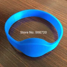 Эко-дружественных 125 кГц EM4100 Водонепроницаемый Силиконовый браслет с идентификатором, rfid браслет, браслет с идентификатором