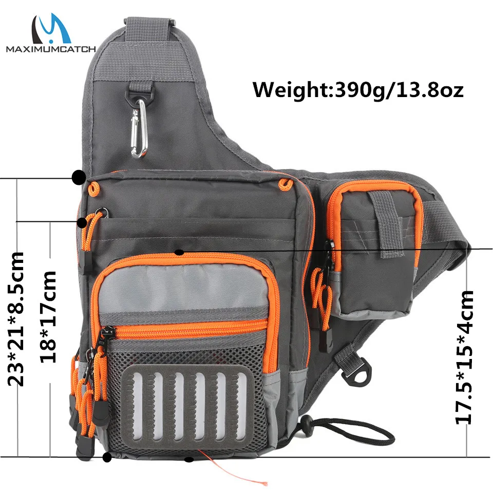  Maximumcatch Crossbody Fishing Sling Bag Waterproof Multi Function Fishing Lure Takle Bag Pack - 32807712991