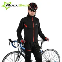 ROCKBROS, зимние велосипедные костюмы, теплая непродуваемая куртка, штаны, велосипедные комплекты, Ropa Ciclismo, одежда для велоспорта, светоотражающая