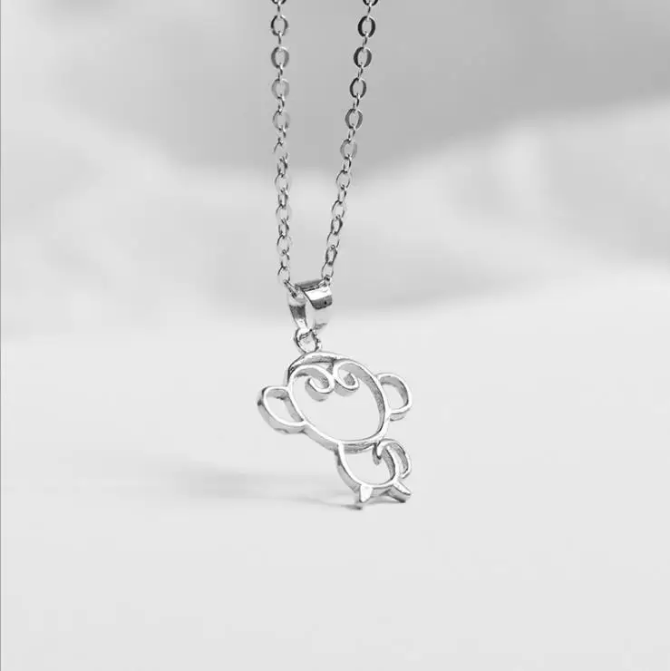 

ZTUNG MDIP19 women fine jewelry,925 silver cute animal necklace,a simple jewelry for daily wear