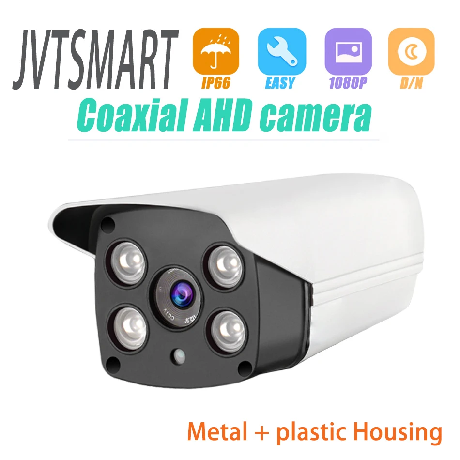 Jvtsmart 720 P 1080 аналоговая AHD bullet-камера для наружного наблюдения Высокое разрешение наблюдения инфракрасный Камера AHD CCTV безопасности