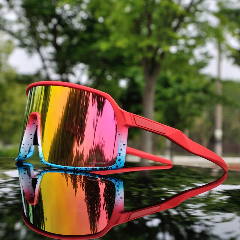 2019 الاستقطاب الرياضية الرجال الدراجات نظارات 3 عدسة في الهواء الطلق الدراجات نظارات شورت مخصص لركوب الدراجات الهوائيّة الجبلية نظارات UV400 ال...