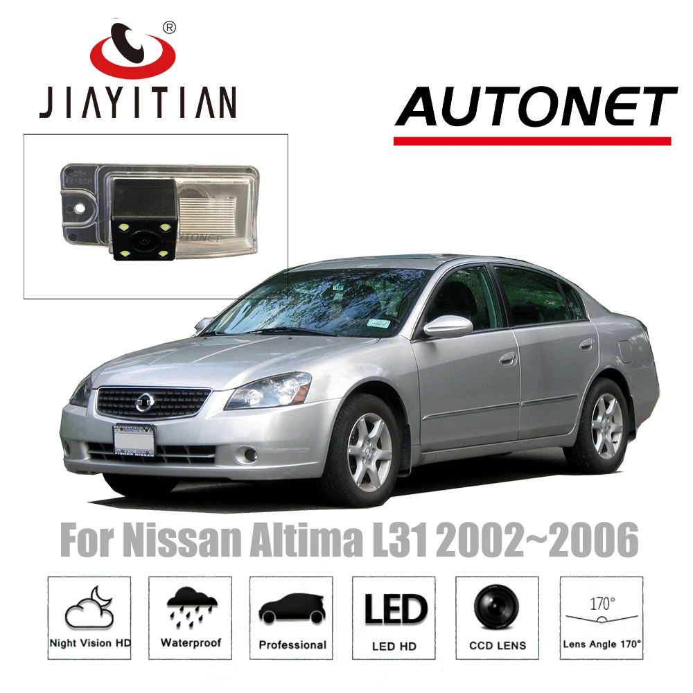 

JiaYiTian RearView Camera For Nissan Altima L31 mk3 2002~2006 CCD/Night Vision backup camera Reverse Camera License Plate camera