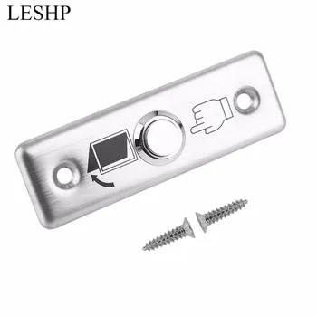 

LESHP K13 Durable Stainless Steel Door Exit Push Release Button Switch For Access Control With LED Light