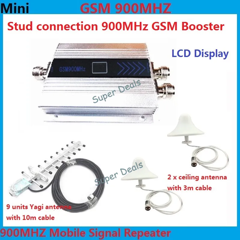 

LCD GSM Booster ! Newest Mini GSM 900mhz repeater , gsm cell phone signal booster repeater amplifier , covering 2 home / office