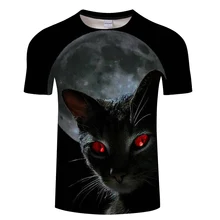 Новая модная женская/мужская футболка с забавным котом, футболка с 3d принтом животных, повседневная мужская футболка с рисунком кота, футболки, футболки азиатского размера S-6XL