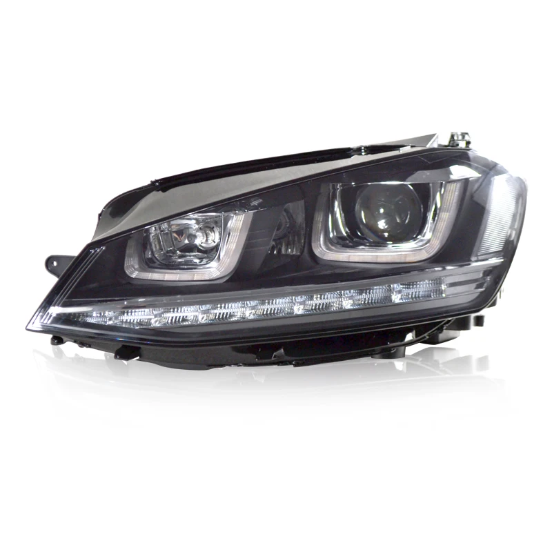 2шт Светодиодная головка LMAPs для Volkswagen Golf 7 MK7 передняя фара в сборе сигнал поворота