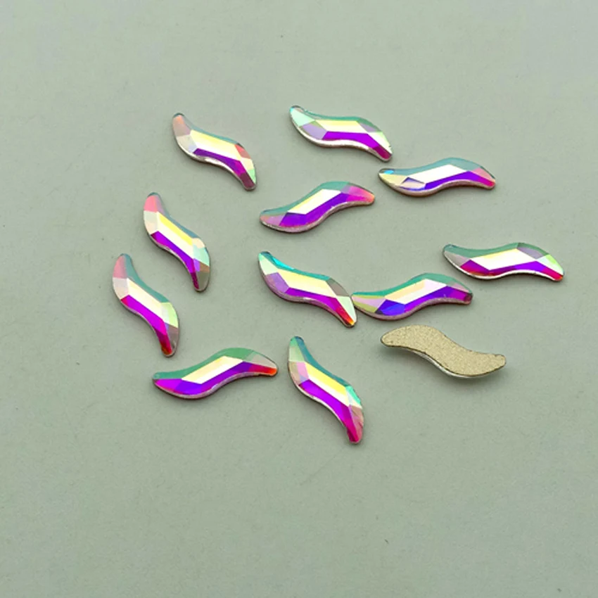Strass para o Unha Pces Cristais Diamante Pedra Strass Raindrop Design Vidro 3d Unhas Arte Decorações Fornecedor Jóias 500 ab 9 Cheap Strass e decorações