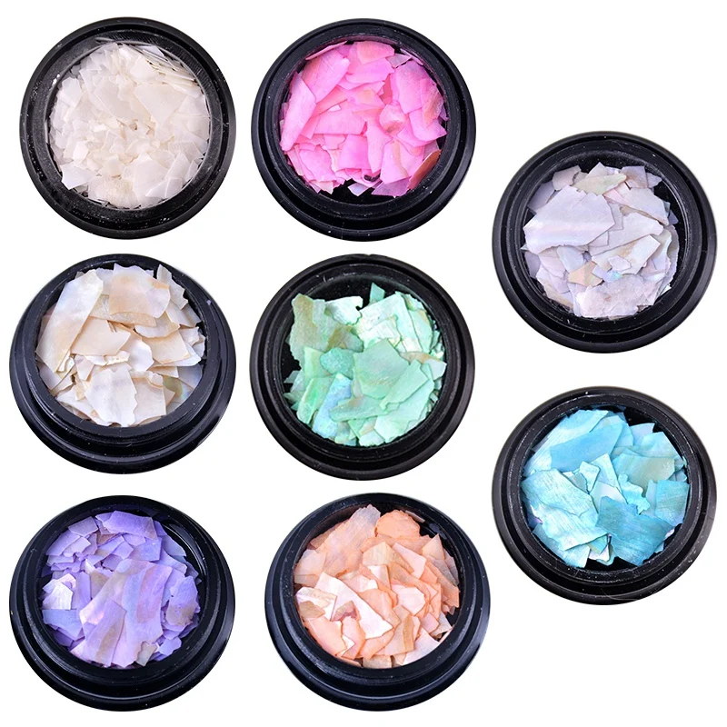 

Pretty Abalone Shell Piece 3D Charm Nail Art Decorations Slice Diy Beauty Nail Decals Manicure Decoration Jewelry