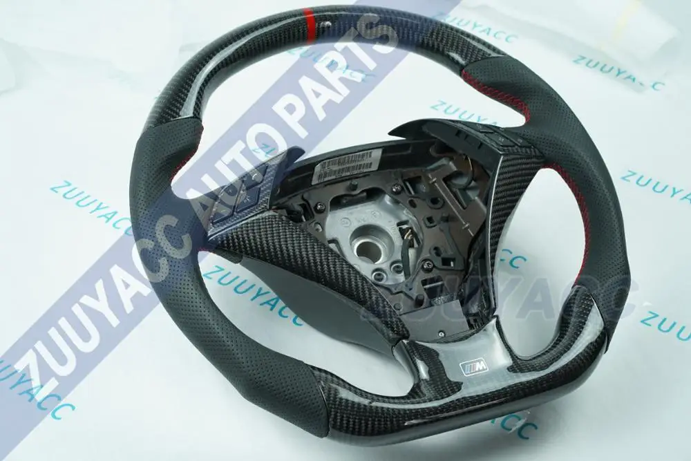 

Carbon Fiber & Leather Steering Wheel for BMW 5 E60