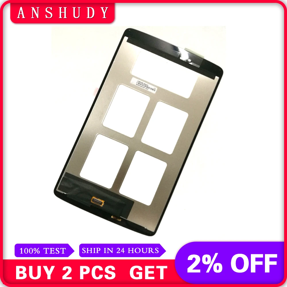 

Black For LG G Pad 8.0 V480 V490 LCD Display Panel Module + Touch Screen Digitizer Sensor Assembly