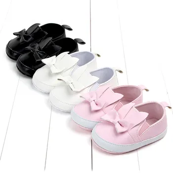 

Cartoon bowknot baby shoes soft sole baby walking shoes non-slip shoes baby shoes spring and autumn wholesale