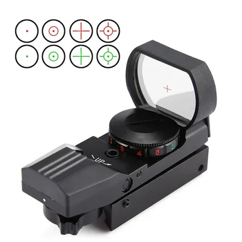 

20mm/11mm Tactical Scope Hunting Optics Riflescope Holographic Red Dot Sight Reflex 4 Reticle for Hunting