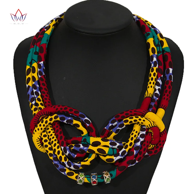 

2019 Hot Sale African Twist Necklaces & Pendants Jewelry for Party Bohemia Style Handmade Rope Chain Statement Necklace WYB184