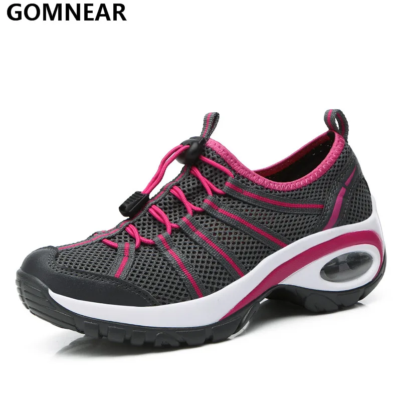 GOMNEAR Light Sport Running Shoes for Women's Outdoor Breatahable Training Sneakers Jogging Athletic Shoe Women Tourism Trainers adidas women s shoes running shoes training shoes sneakers free shipping