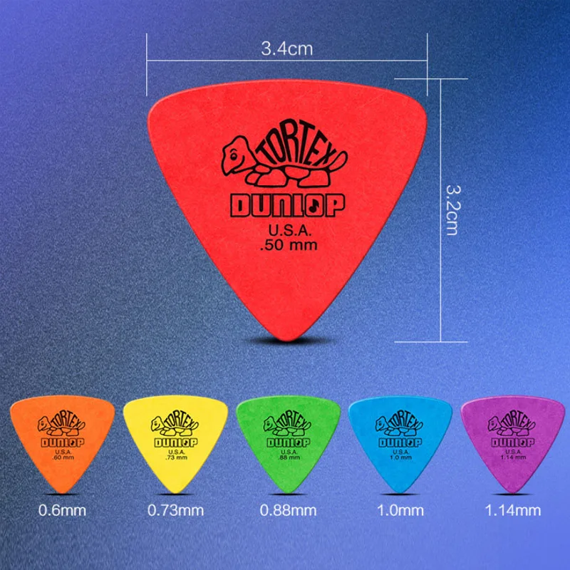 Dunlop Tortex гитарные медиаторы басовые электрические аксессуары классические