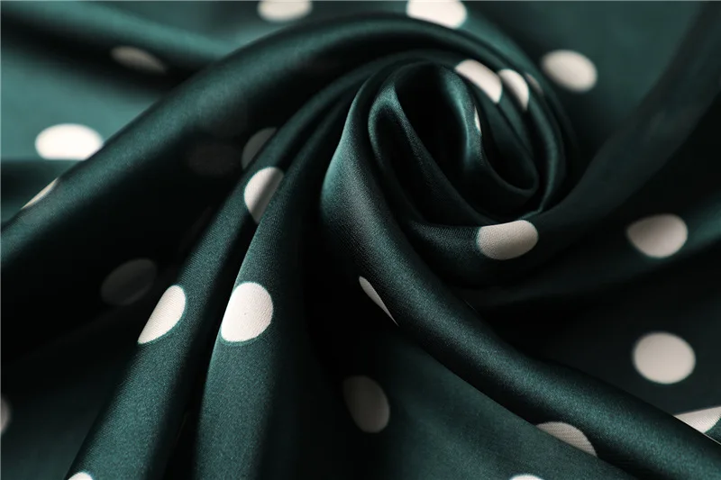 Дизайнерский бренд, женский шарф, модный, в горошек, мягкий, маленький шелковый шарф, квадратный шейный платок, официальный платок, платок
