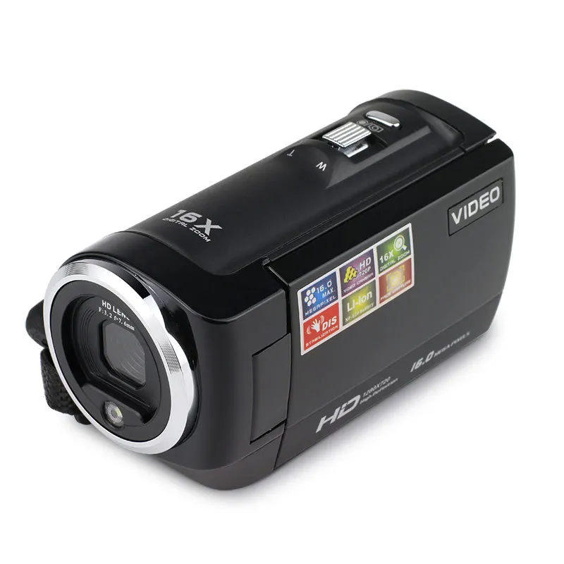 

Rich Digital Camera with 16MP 16 Times Digital Zoom Digital HD 720P Video Camera Home Portable Camera Selfie VCR