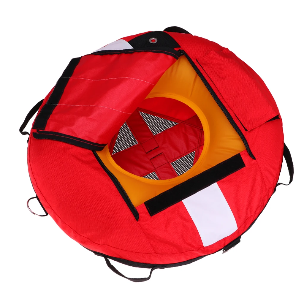 High Visibility Heavy Duty Freediving Buoy Inflatable Safe Float for Scuba Diving Spearfishing Snorkeling Water Sports Swimming