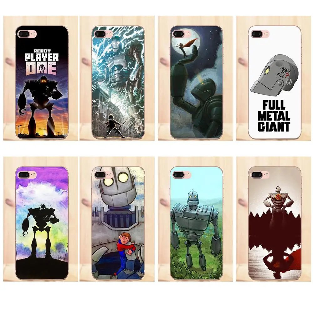Maerknon Player One Iron Giant для Apple iPhone 4 4S 5 5C 5S SE 6 6S 7 8 Plus X резиновый мягкий ТПУ чехол телефона