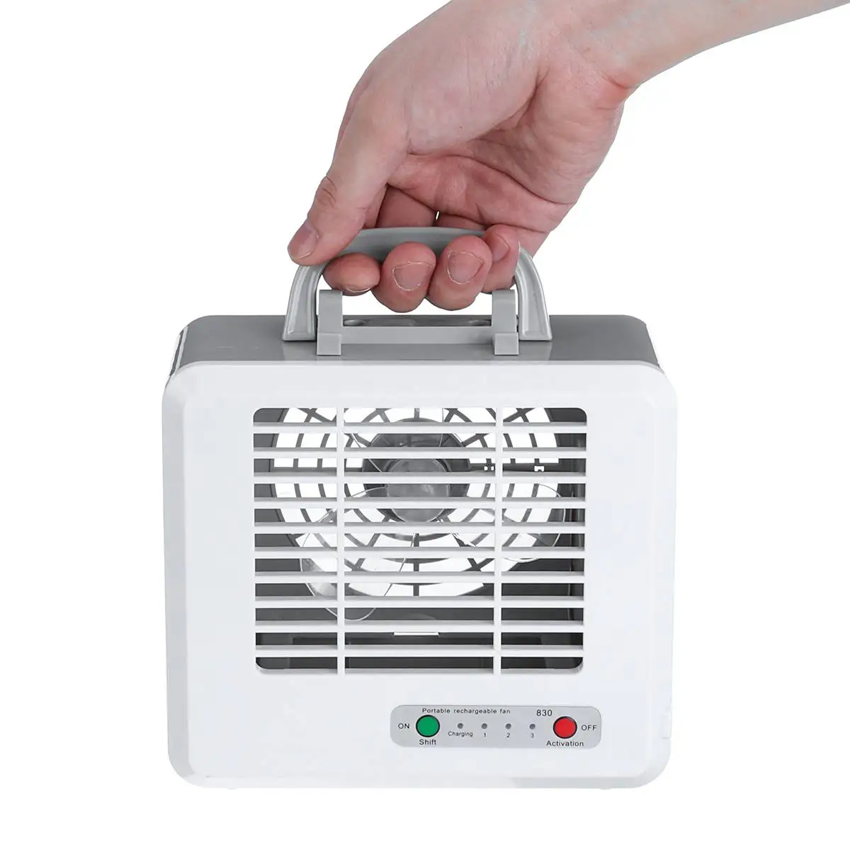 

Mini USB Air Conditioner Fan Desk Cooler Humidifier Purifier Fan Rechargeable Cooling Fan Energy-saving Fan Portable Home Office
