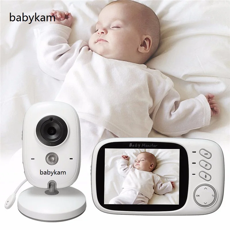 Babykam camara vigilabebes bebes llorones 3,2 дюймов TFT lcd ИК Ночное Видение 2 способ разговора 8 колыбельных температурный монитор режим VOX