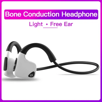 

Bluetooth 5.0 R9 Wireless Headphones Bone Conduction Earphone Outdoor Sport Headset with Microphone Handsfree Headsets