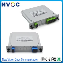 FTTH 1x2 LGX коробка кассета карты вставки SC/APC PLC сплиттер модуль, 1:2 волоконно-оптический PLC сплиттер кассеты