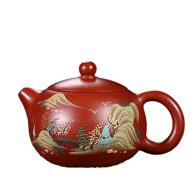 

Yixing teapot wholesale famous handmade Raw ore Purple Clay Tea Pot Chinese Dahongpao Xi Shi Teapot factory direct sales 240ml