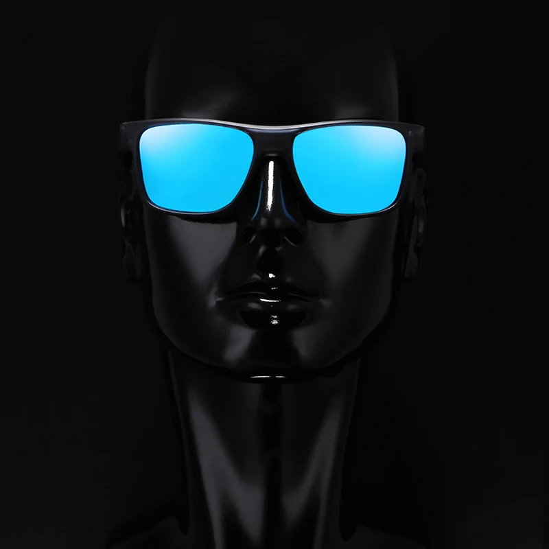 KDEAM дизайнерские спортивные солнцезащитные очки поляризованные зеркальные линзы антибликовым покрытием Для мужчин солнцезащитные очки на открытом воздухе UV400 защиты с чехлом KD985