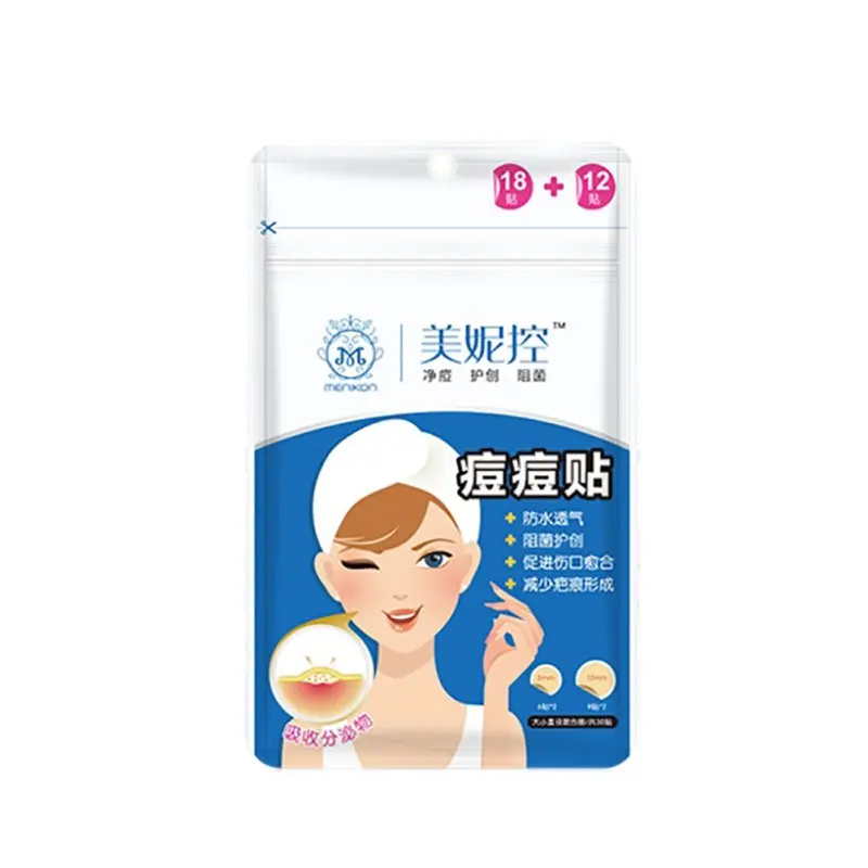 

30pcs Face Stickers Acne Skin Treatment Anti-inflammatory Smoothing Makeup Invisible Acne Patch Face Beauty