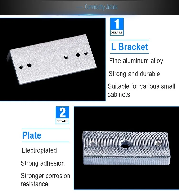 100Lbs Mini 12V Small Electromagnetic Door Lock for Small Locker-6