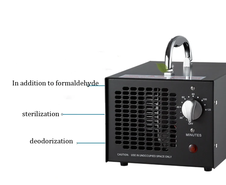 Энергетический коммерческий генератор озона 3500 мг промышленный O3 очиститель воздуха дезодорант стерилизатор(3500 мг-черный