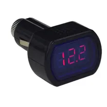 Portable Digital Monitor Car Volt Voltmeter Tester LCD Cigarette Lighter Voltage Panel Meter Newest