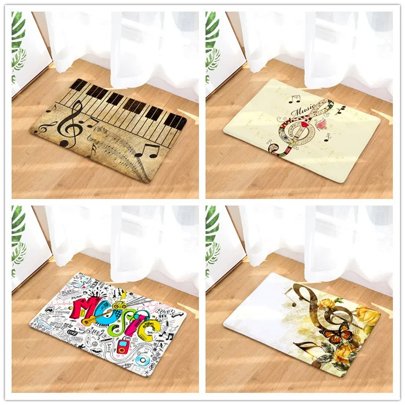 Günstig Hinweis Schlüssel Stil    Print Teppiche Anti slip Boden Matte Im Freien Teppiche    Front Tür Matten 40X60or50x80cm
