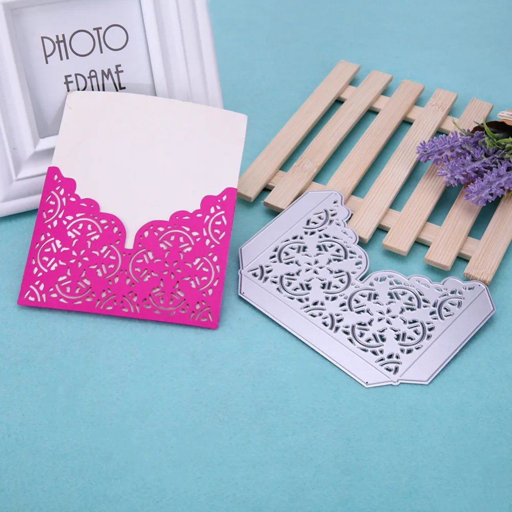 

Hollow Corner Edge Metal Cutting Dies Stencil DIY Scrapbooking Embossing Photo Album Handmade Craft Paper Cards Decorative Tool