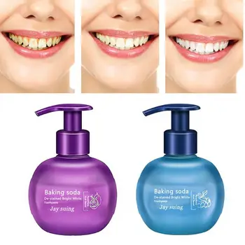 

Magical Baking Soda Toothpaste Teeth Whitening Cleaning Hygiene Oral Care Fruit Dental Freshen Breath White Teeth Toothpaste